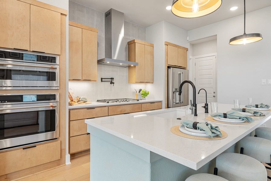 Furnished interior view inside a new home in Heritage, Dripping Springs (Image 13).