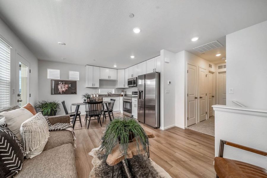 Furnished interior view inside a new home in Thompson River Ranch, Johnstown (Image 8).
