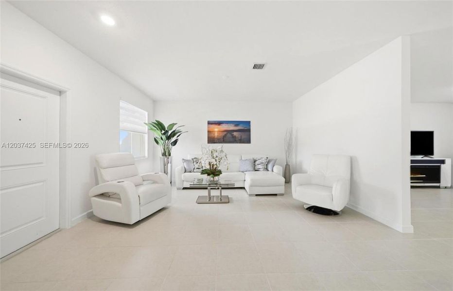 Furnished interior view inside a new home in , Miami (Image 4).