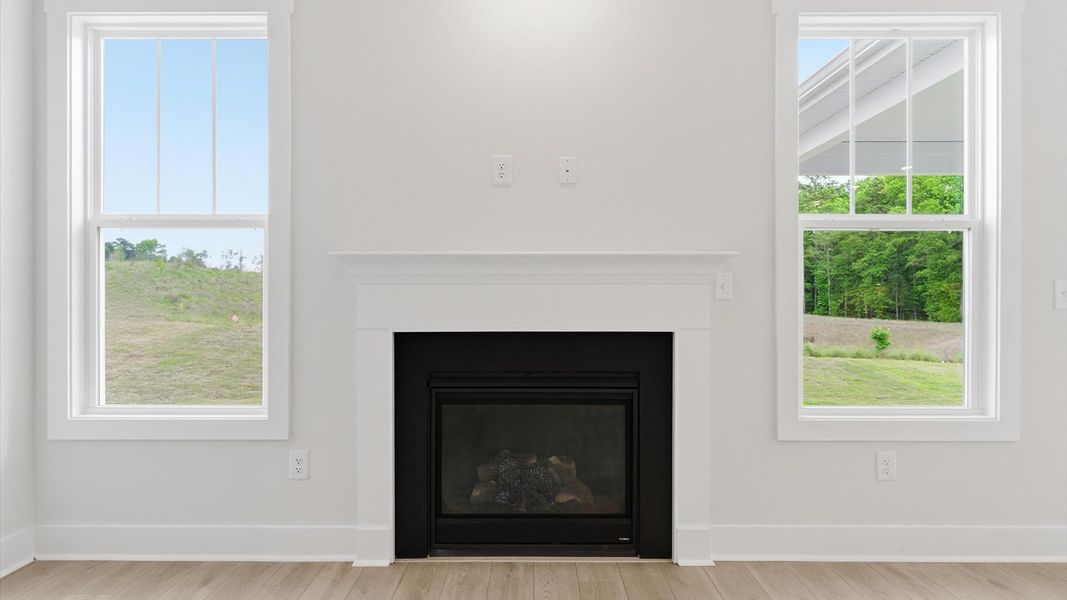 Furnished interior view inside a new home in Mulberry Estates, Simpsonville (Image 18).