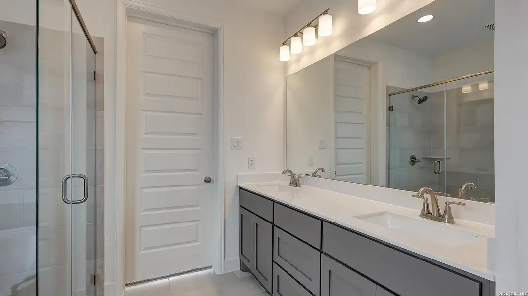 Furnished interior view inside a new home in Briggs Ranch, San Antonio (Image 8).