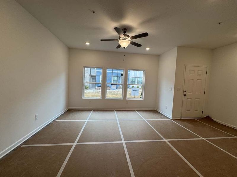 Family Room Construction Progress