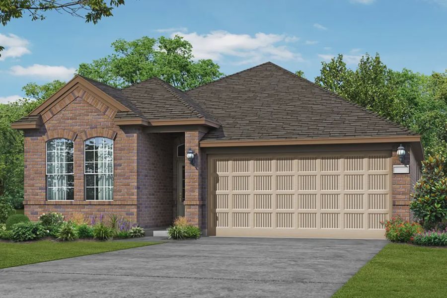 Representative exterior photo of a completed home built from the Lanai by Chesmar Homes in Beacon Point, Texas City, TX (Image 2). Representative exterior photo of a completed home built from the Lanai by Chesmar Homes in Beacon Point, Texas City, TX (Image 2).