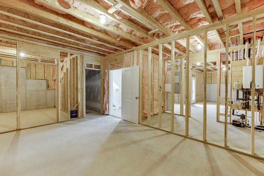 In-progress construction of a new home in , Buford, GA (Image 52).