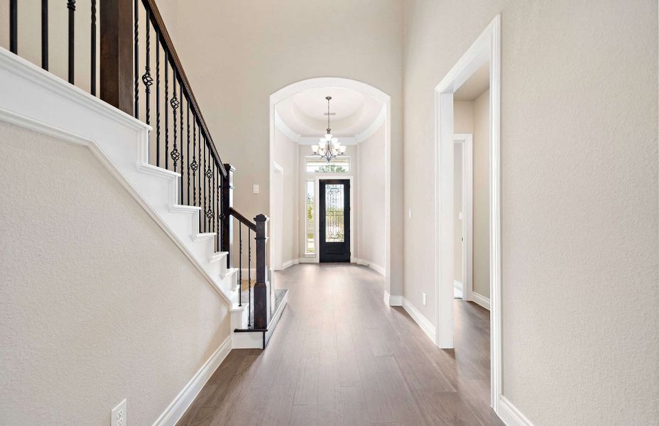 Representative unfurnished interior of a home built from the 3663AU by Ravenna Homes in Audubon 60′, Magnolia (Image 15).