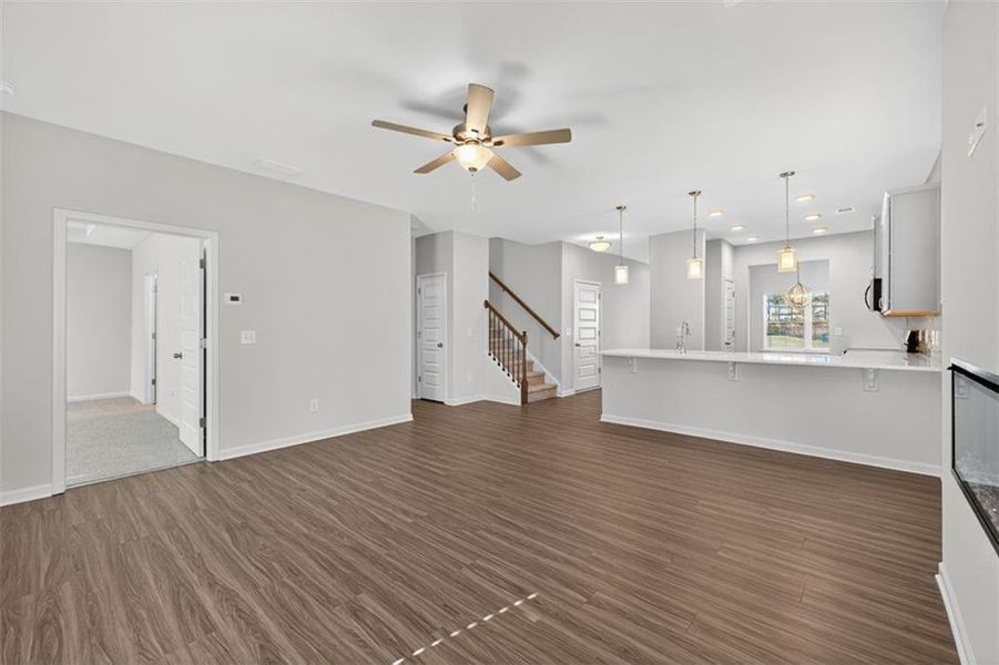 Spacious, unfurnished interior of a new home in Garrett Preserve, Douglasville (Image 24).