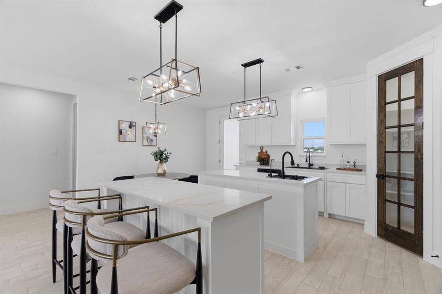 Furnished interior view inside a new home in , Joshua (Image 34).