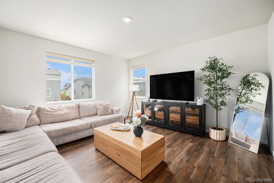 Furnished interior view inside a new home in , Commerce City (Image 14).