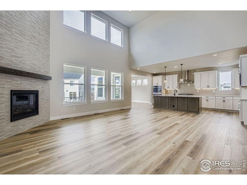 Spacious, unfurnished interior of a new home in RainDance National 60/70, Windsor (Image 15).