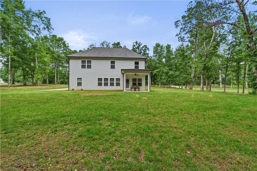 Exterior details and patio area of a home in , McDonough (Image 33).