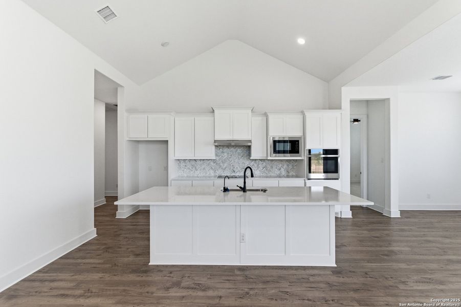 Furnished interior view inside a new home in Sienna Lakes, San Antonio (Image 8).