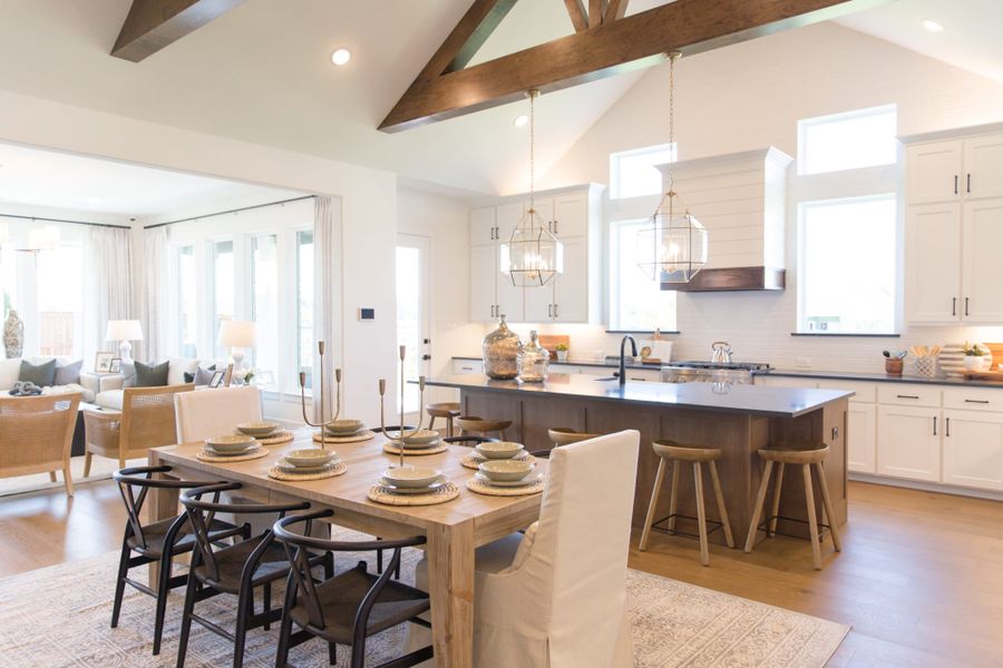 Representative furnished interior of a home built from the 5531 by Tradition Homes in Windsong Ranch, Prosper (Image 16).
