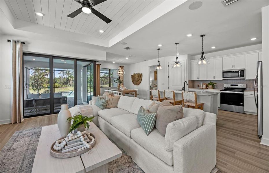 Furnished interior view inside a new home in , Venice (Image 5).