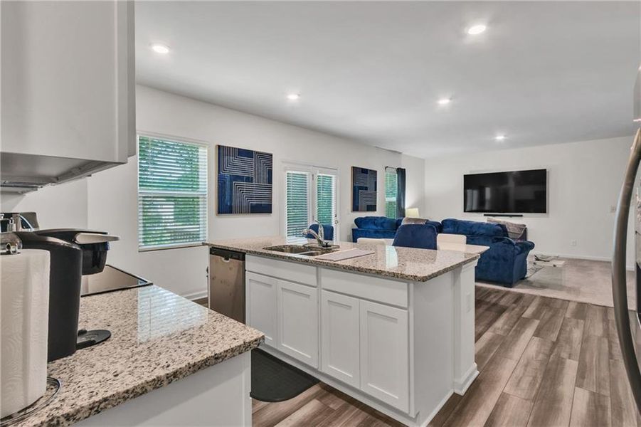 Furnished interior view inside a new home in Bentwater, Hoschton (Image 11).