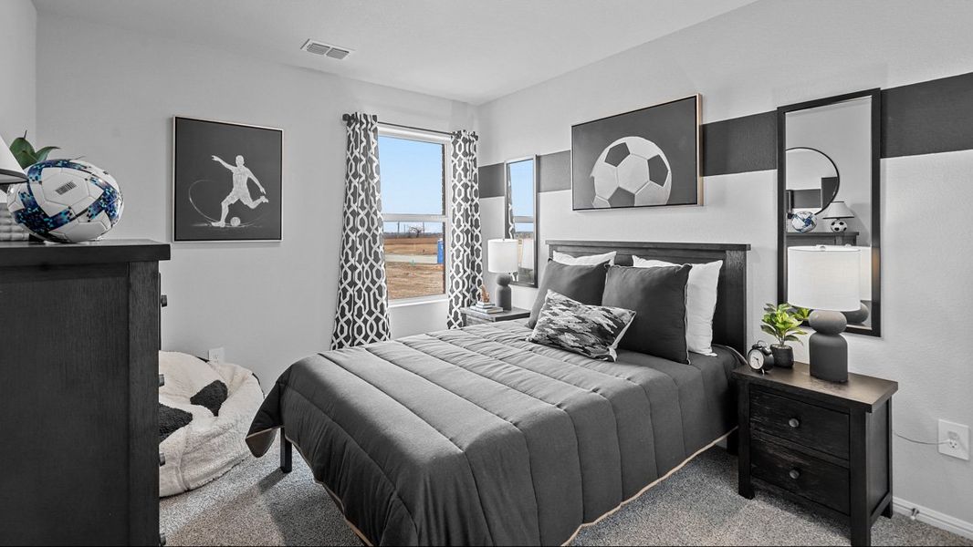 Furnished interior view inside a new home in Monarch at the Meadows, Ponder (Image 28).