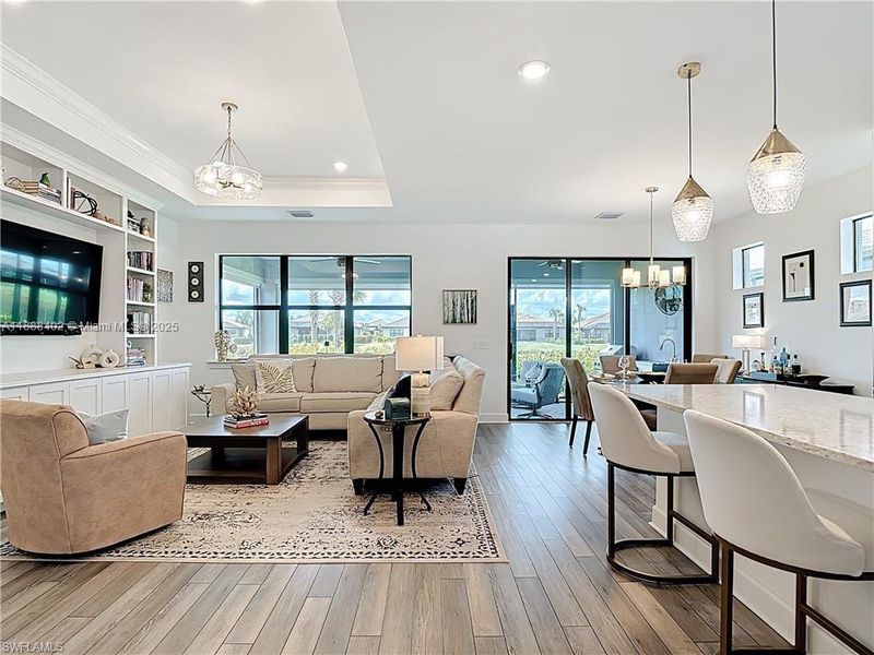 Furnished interior view inside a new home in , Ave Maria (Image 5). Furnished interior view inside a new home in , Ave Maria (Image 5).