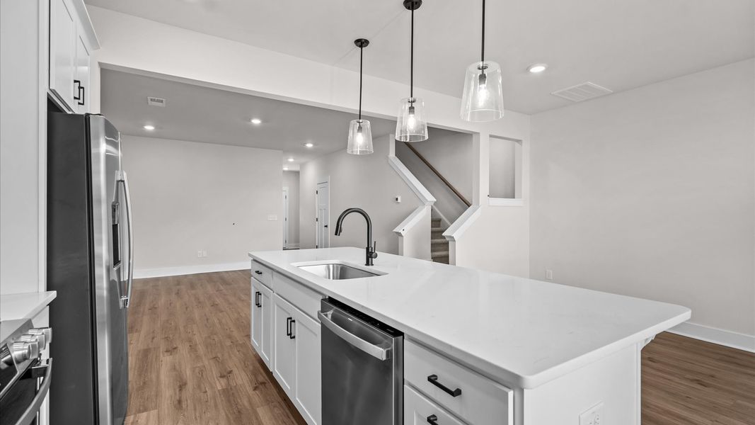 Furnished interior view inside a new home in Saluda Crossing, Piedmont (Image 12).