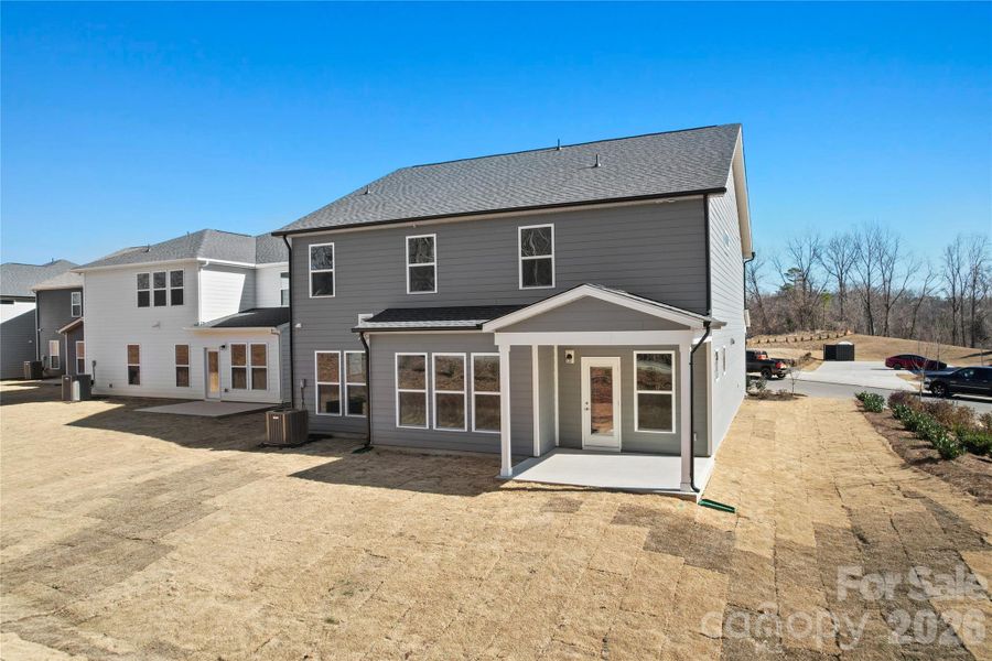Exterior details and patio area of a home in Elmbrook, Indian Trail (Image 4).