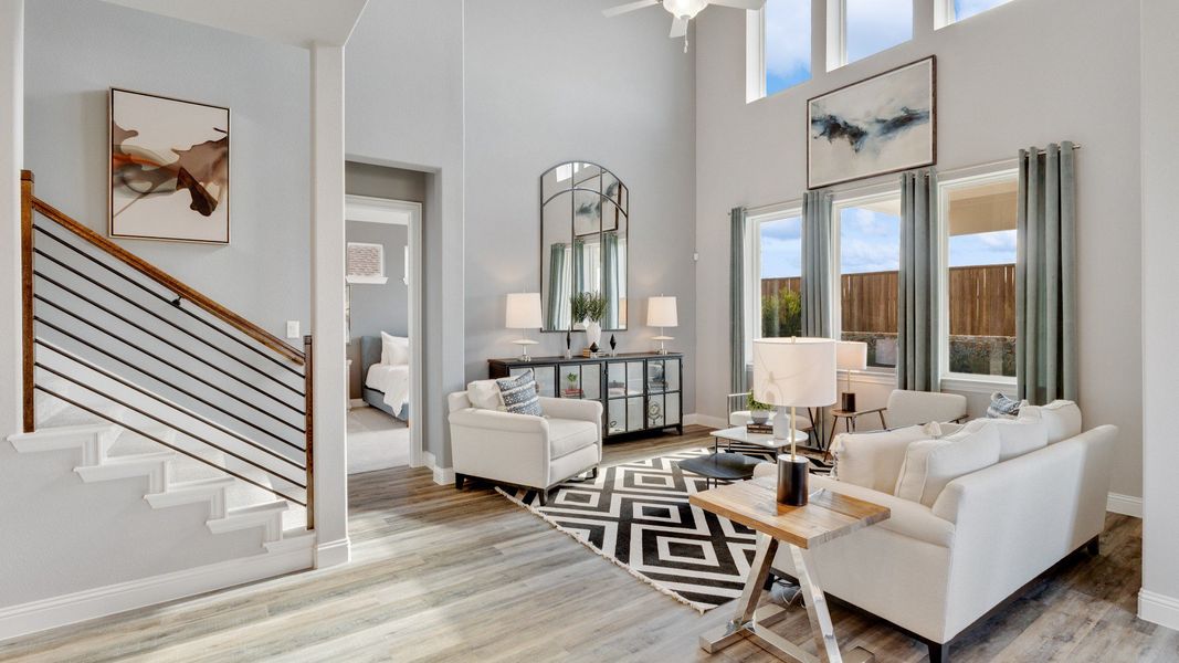 Representative furnished interior of a home built from the Magnolia by Brightland Homes in Anna Ranch, Anna (Image 8).