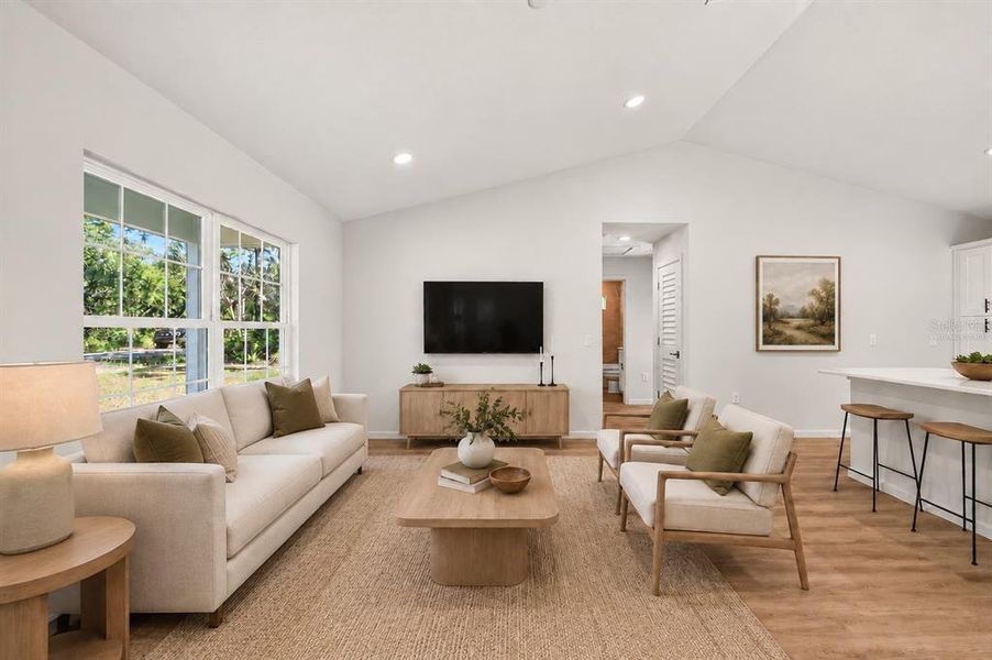 Furnished interior view inside a new home in , Ocklawaha (Image 9).