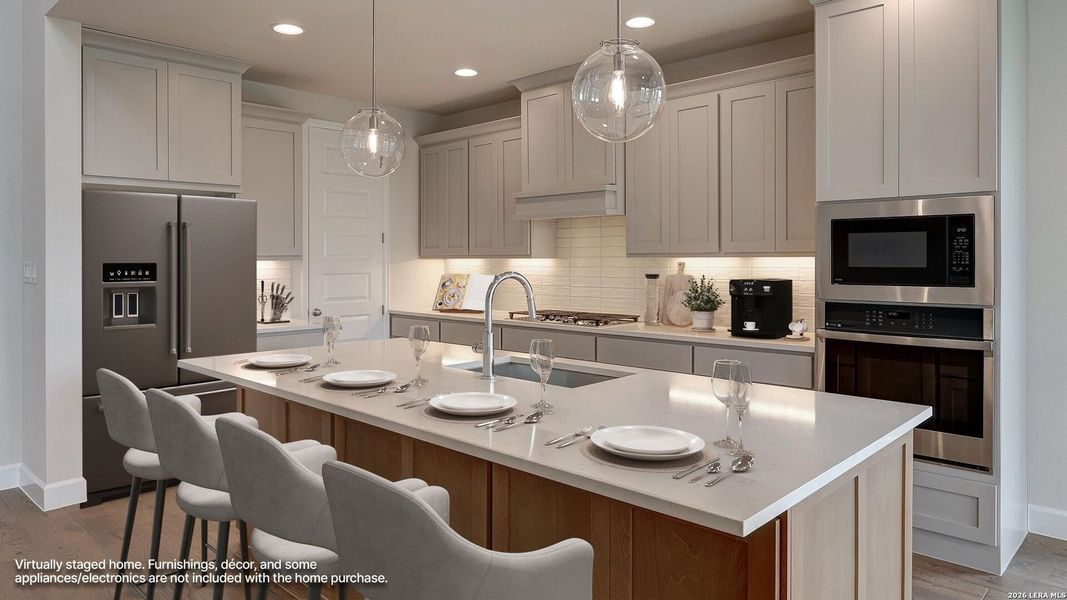 Furnished interior view inside a new home in Haby Hill, San Antonio (Image 9).