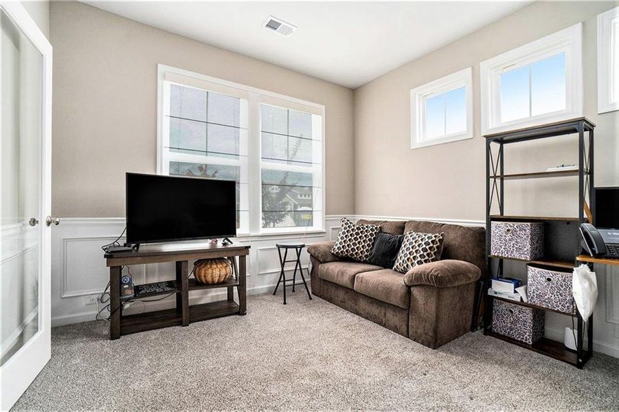Furnished interior view inside a new home in , Dallas (Image 9).