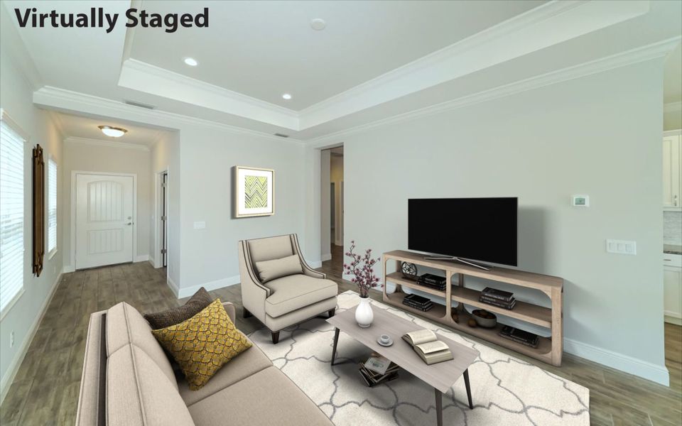 Representative furnished interior of a home built from the Patriot by Neal Communities in Vicenza, Venice (Image 9).