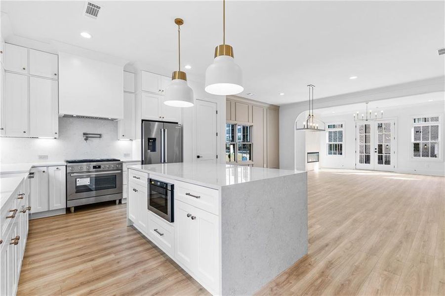 Furnished interior view inside a new home in , Sugar Hill (Image 10).