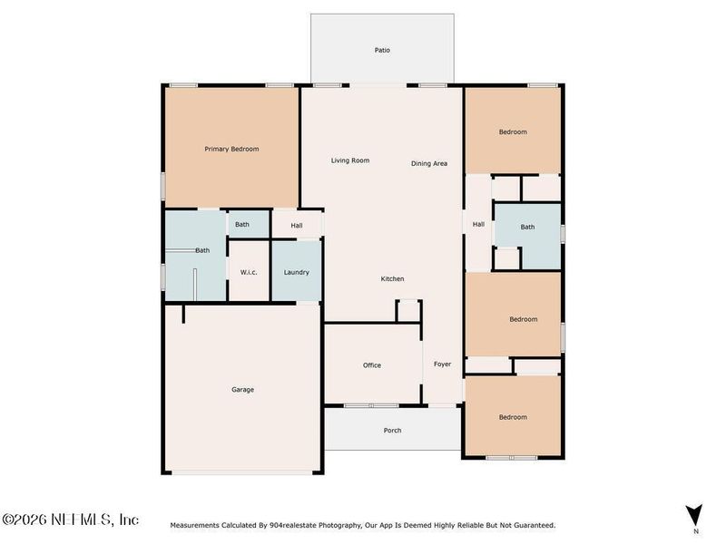 2D floor plan layout of this home in , Middleburg, FL (Image 5).