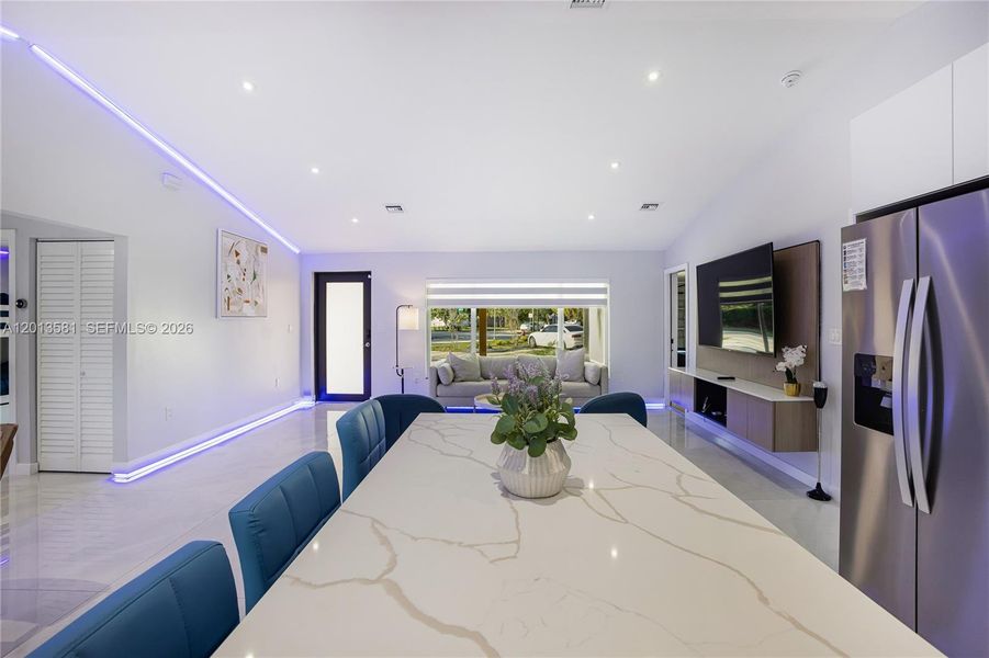 Furnished interior view inside a new home in , Fort Lauderdale (Image 15).