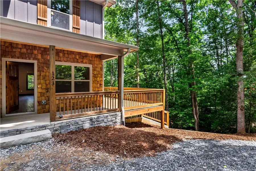 Exterior details and patio area of a home in , Ellijay (Image 3). Exterior details and patio area of a home in , Ellijay (Image 3).