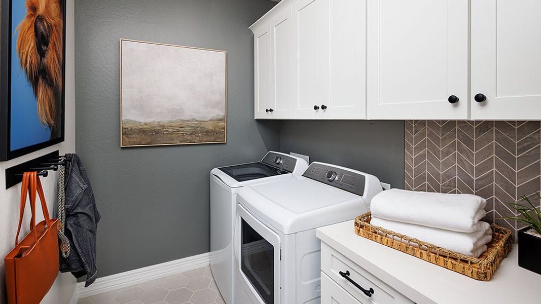 Furnished interior view inside a new home in Ladera Trails, Queen Creek (Image 20).