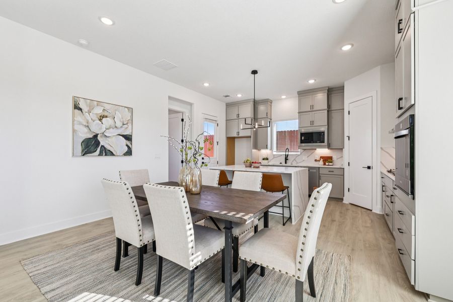 Furnished interior view inside a new home in Foxfield, Austin (Image 6).