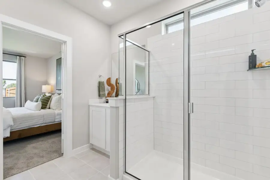 Primary Bathroom in the Magnolia home plan by Trophy Signature Homes – REPRESENTATIVE PHOTO Primary Bathroom in the Magnolia home plan by Trophy Signature Homes – REPRESENTATIVE PHOTO