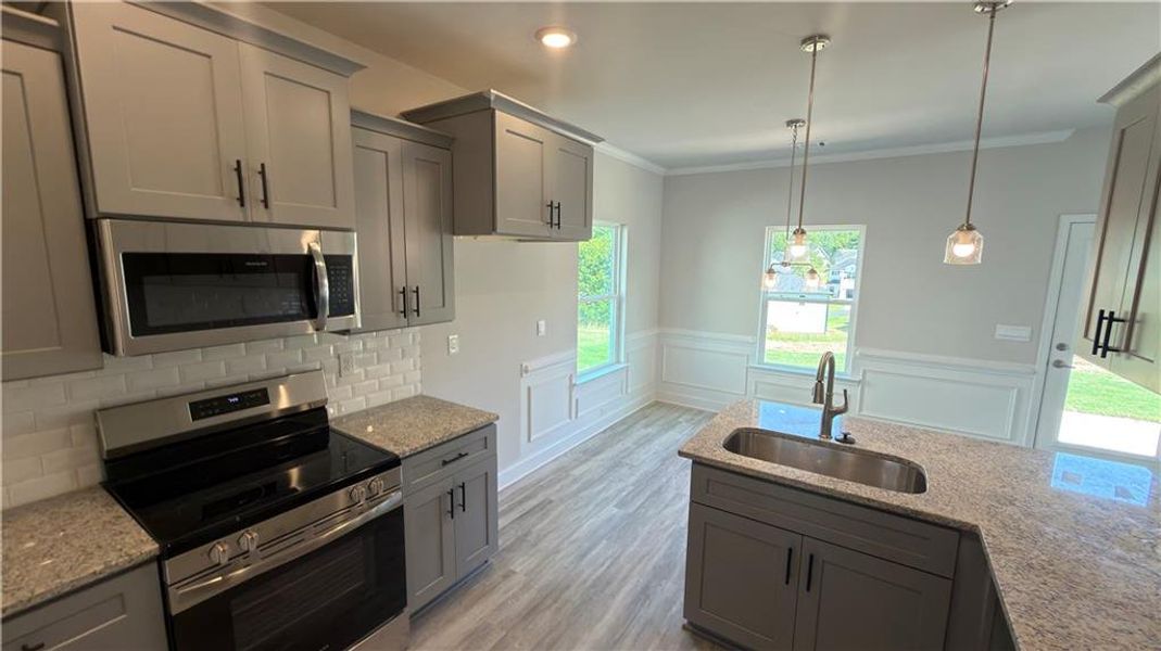 Furnished interior view inside a new home in Habersham Meadows, Demorest (Image 9).