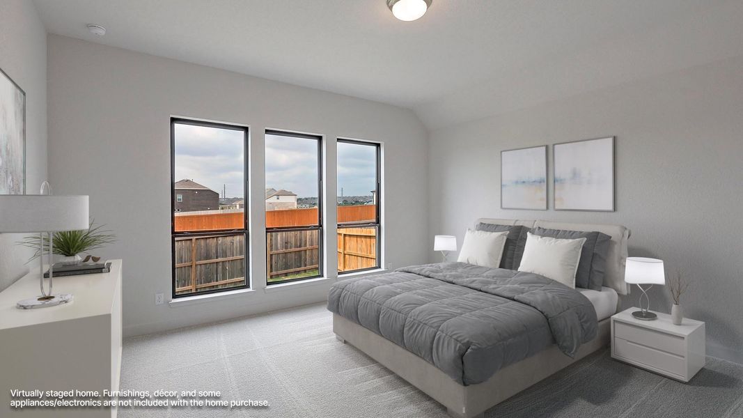 Furnished interior view inside a new home in Arcadia Ridge, San Antonio (Image 6).
