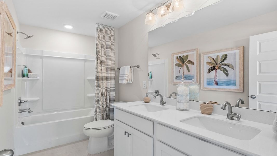 Representative furnished interior of a home built from the Lawson by DRB Homes in Townes at Carolina Forest, Myrtle Beach (Image 23).