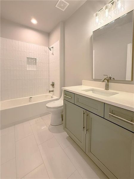 Furnished interior view inside a new home in , Marietta (Image 22).