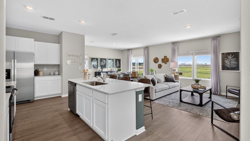 Furnished interior view inside a new home in Rookery, Green Cove Springs (Image 4).