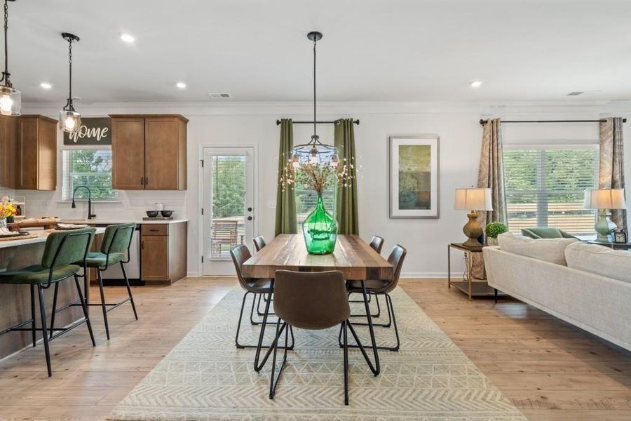 Furnished interior view inside a new home in The Stiles, Cartersville (Image 27).