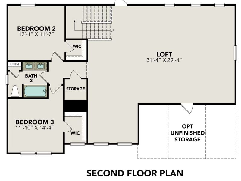 2D floor plan layout of this home in Potranco Oaks, Castroville, TX (Image 3).