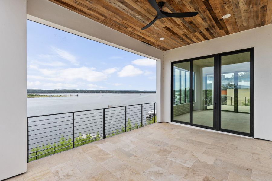 Exterior details and patio area of a home in , Lakeway (Image 24).