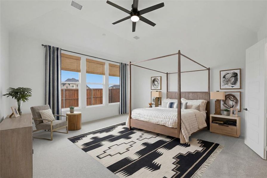 Furnished interior view inside a new home in The Homestead - 62', Rockwall (Image 9).