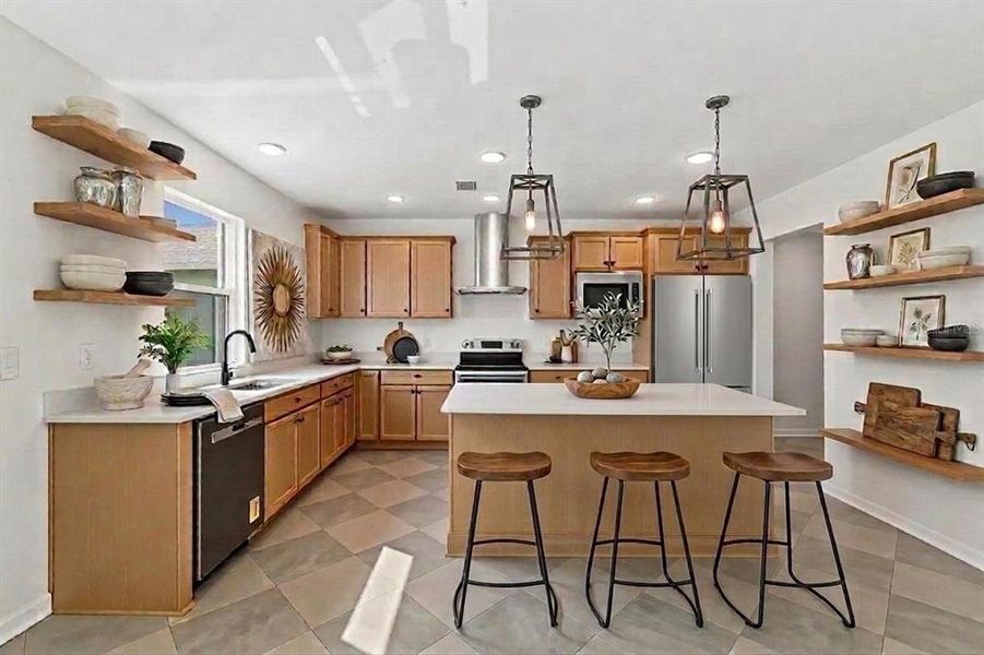 Furnished interior view inside a new home in Avalon West, Spring Hill (Image 13).
