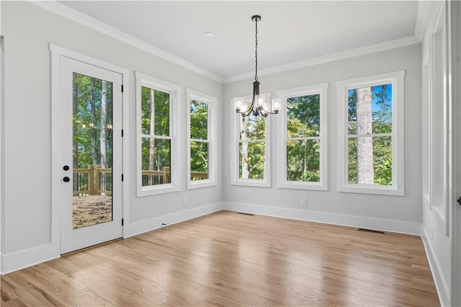 Spacious, unfurnished interior of a new home in , Canton (Image 37).