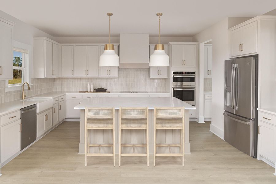 Furnished interior view inside a new home in , Ravenel (Image 6).