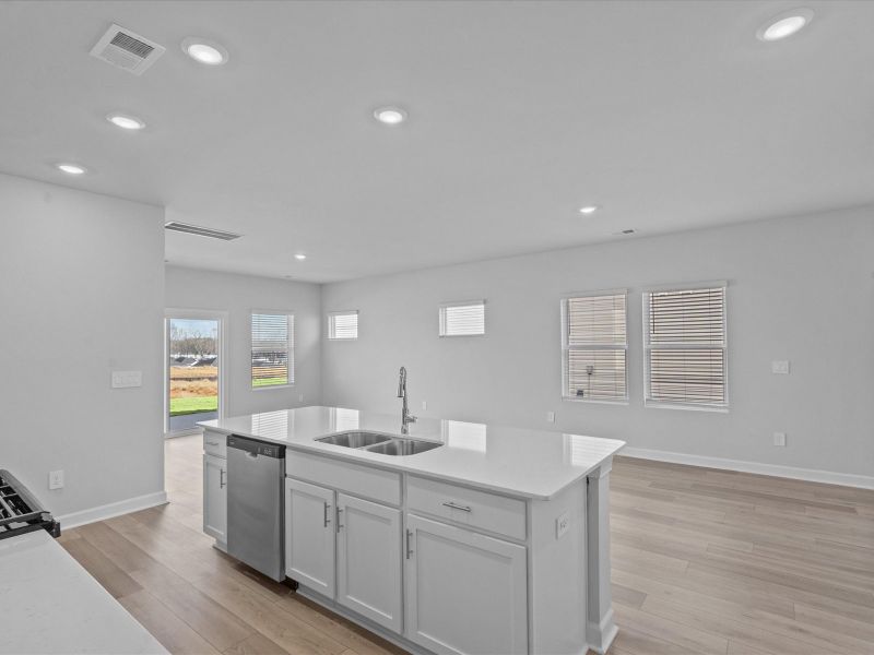 Furnished interior view inside a new home in The Farm at Wells Creek - Heritage Collection, Gray Court (Image 6).
