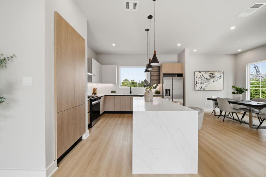 Furnished interior view inside a new home in , Houston (Image 10).