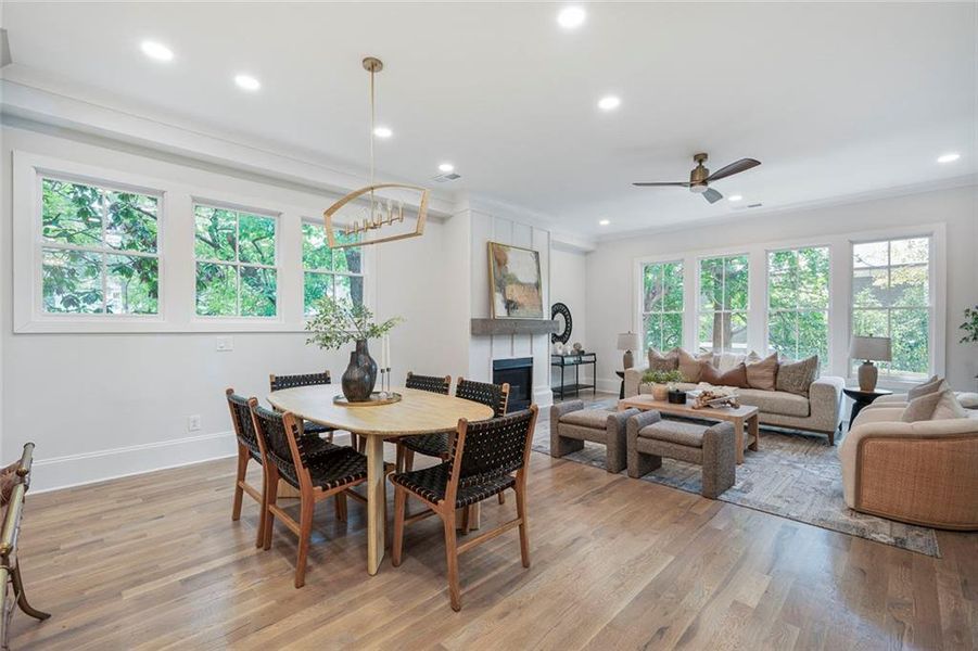 Furnished interior view inside a new home in , Atlanta (Image 8).