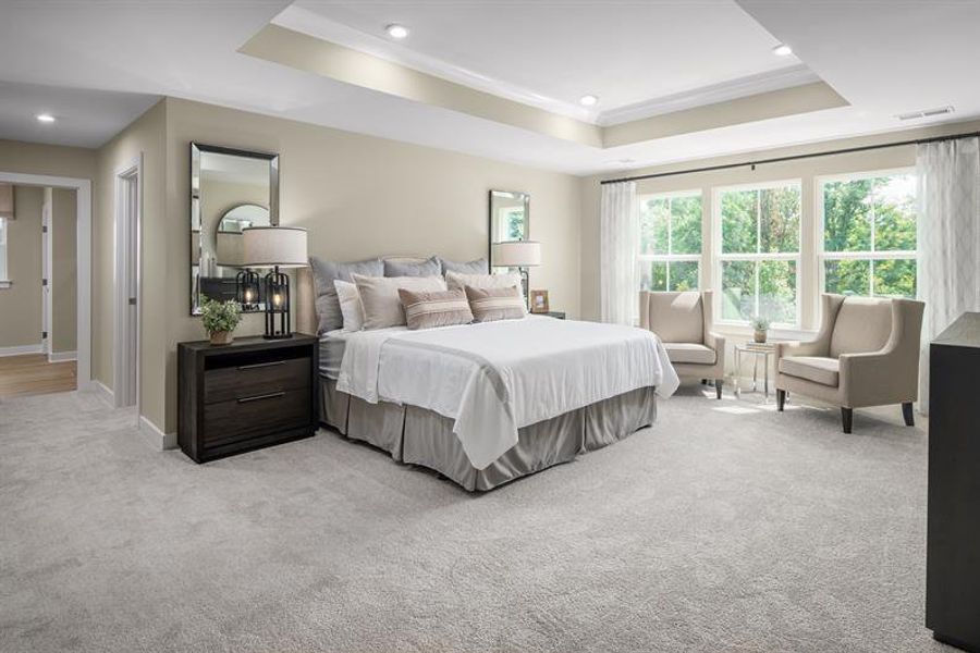 Representative furnished interior of a home built from the Powell by Ryan Homes in Muirwood, Murfreesboro (Image 9).